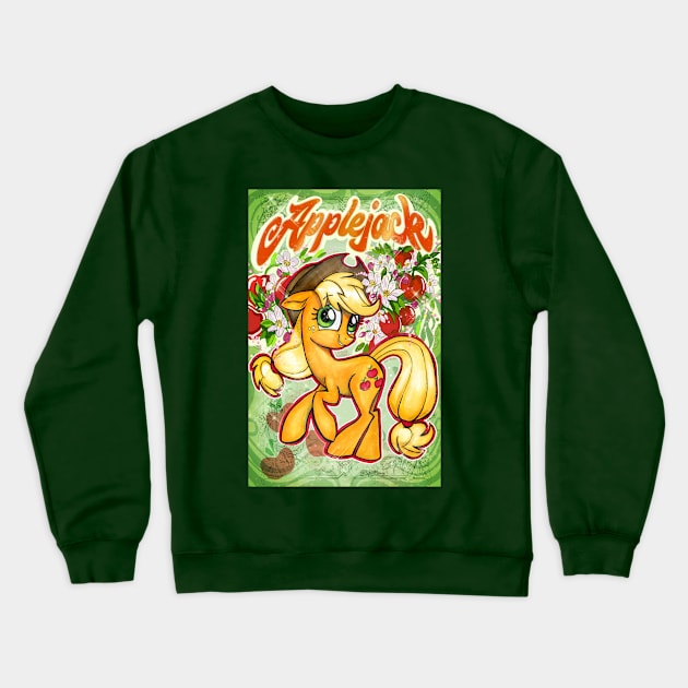 Applejack Crewneck Sweatshirt by SophieScruggs